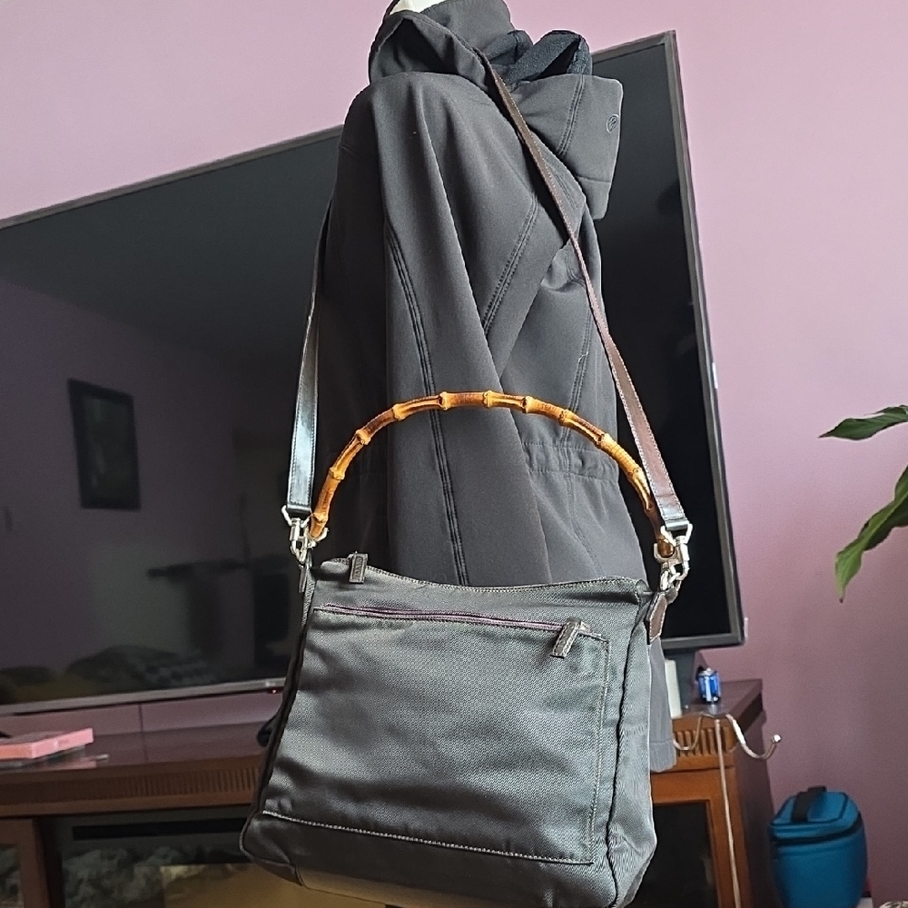 Gucci Black and Brown Crossbody Bag